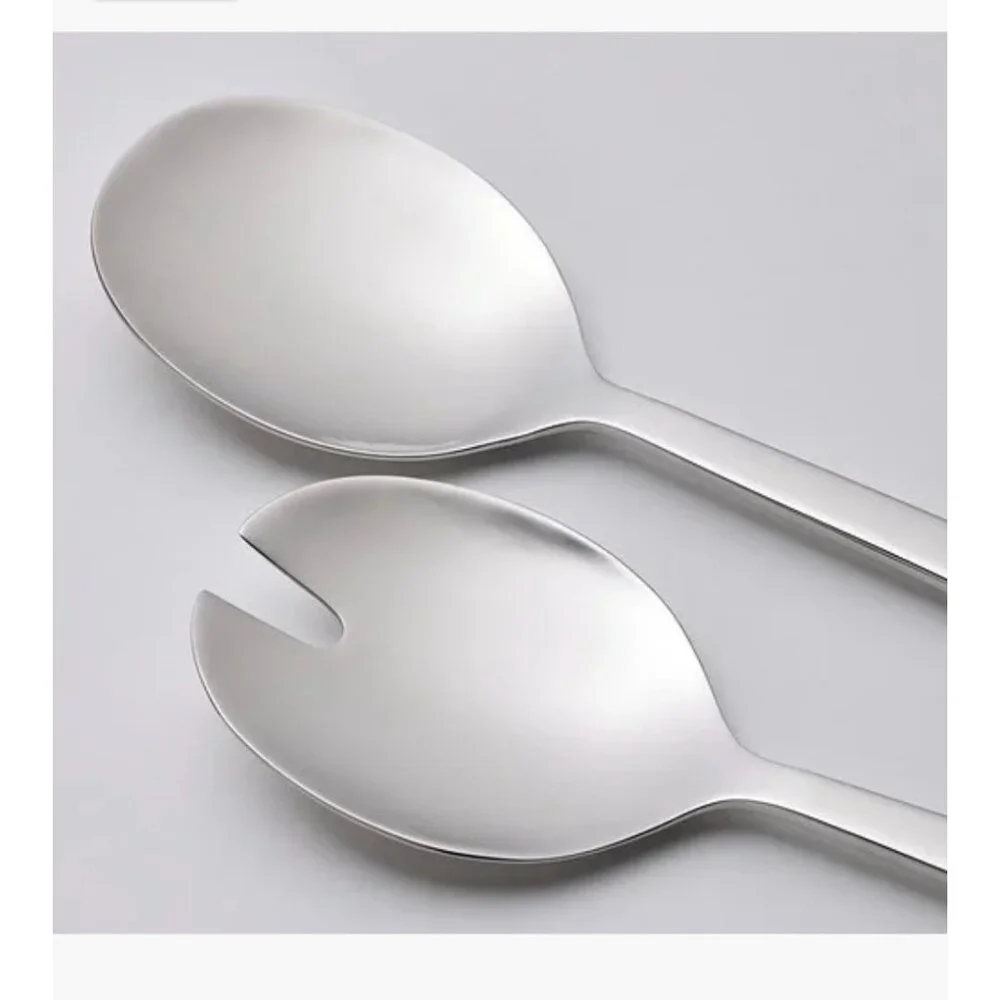 IKEA LOFTESRIK 2-piece salad serving set, stainless steel, 11 